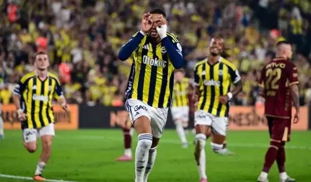 Fenerbahçe Trabzonspor’u tek golle devirdi! Üst üste 3 galibiyet