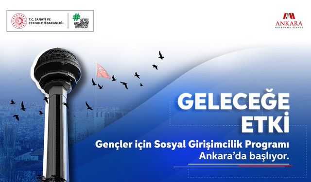 Geleceğe Etki: Gençler için Sosyal Girişimcilik Programı Ankara’da başlıyor