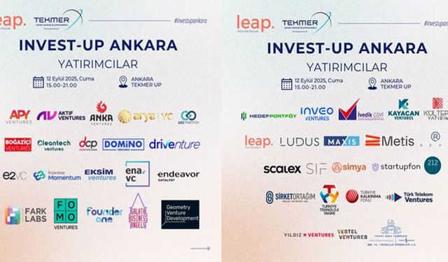 InvestUp Ankara 2025 geliyor: Yatırımcılar ve girişimciler Ankara’da buluşuyor