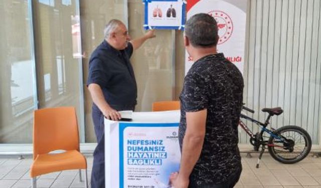 Sigarasız yaşam için Sincan’da farkındalık oluşturuldu