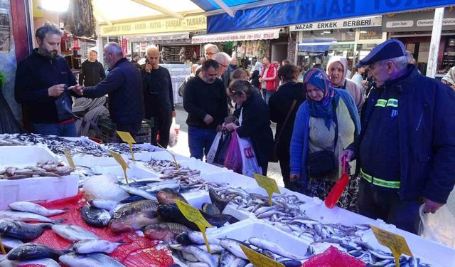 Samsun’da hamsi fiyatı 100 TL’ye düştü, vatandaşlar adeta kapıştı