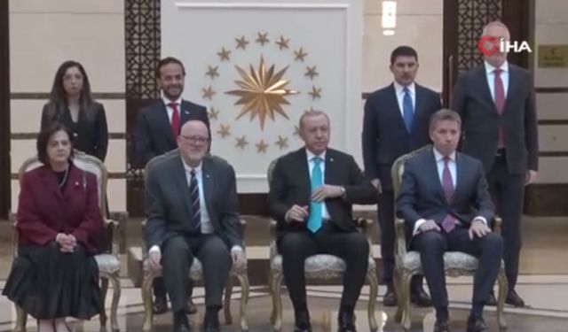 Cumhurbaşkanı Erdoğan’a dört ülke güven mektuplarını sundular