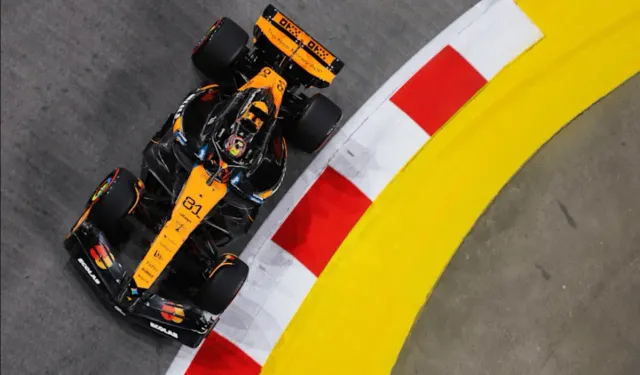 Singapur GP: İkinci antrenman seansında tempoyu Piastri belirledi