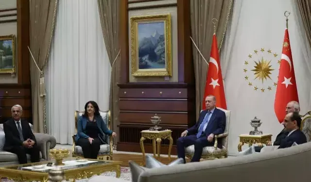 Ankara'da "Terörsüz Türkiye" zirvesi: DEM'liler Cumhurbaşkanı Erdoğan ile görüşüyor