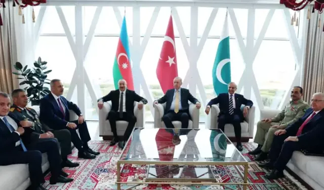 Erdoğan, Aliyev ve Şerif üçlü zirvede buluştu: Bölgesel istikrar ve ortak güvenlik masada