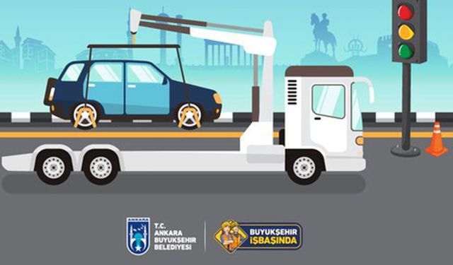 Ankara Büyükşehir Belediyesi’nden sürücülere destek: Ücretsiz çekici hizmeti başladı!