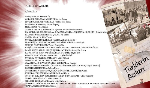 Kuşlukta Yazarlar Topluluğu’nun ‘Türklerin Acıları’ kitabı Ankara’da tanıtılacak