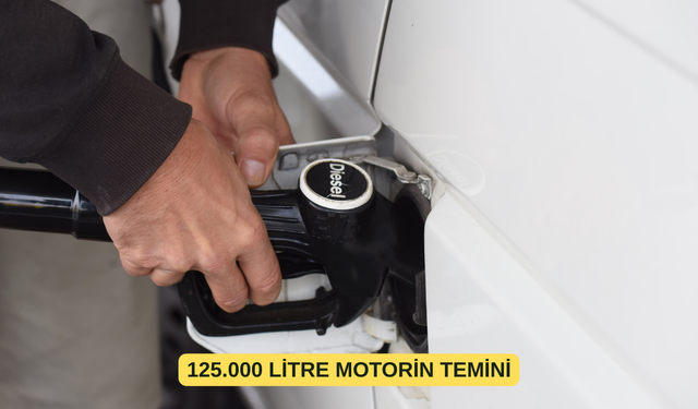 125.000 LİTRE MOTORİN TEMİNİ