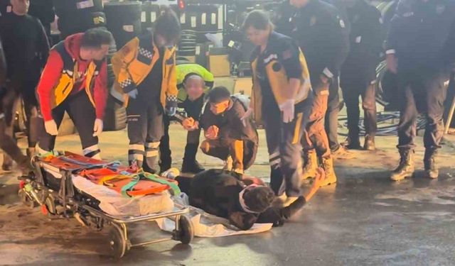 Edirne’de dur ihtarına uymayan motosiklet sürücüsü polis aracına çarptı: 2 yaralı