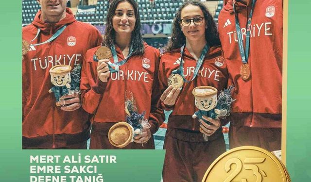 Türk yüzücülerden İslami Dayanışma Oyunları’nda madalya yağmuru