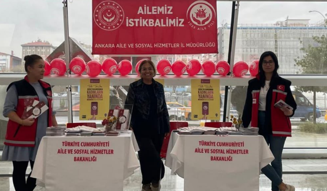 Ankara YHT Garı’nda Kadına Şiddete Karşı Farkındalık