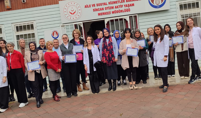 Sağlık Okuryazarlığı Eğitimi Sincan’da Tamamlandı!