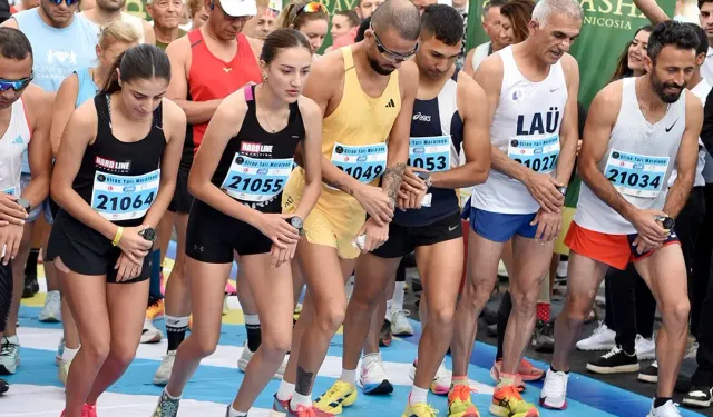 Girne Yarı Maratonunda adımlar dayanışma için atıldı
