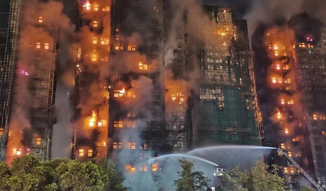 Hong Kong'daki yangın felaketinde korkunç tablo: 75 ölü, 76 yaralı, 280 kayıp!