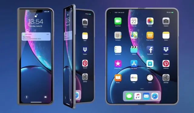 Katlanabilir iPhone geliyor! Pürüzsüz ekran teknolojisi dünyada bir ilk olacak