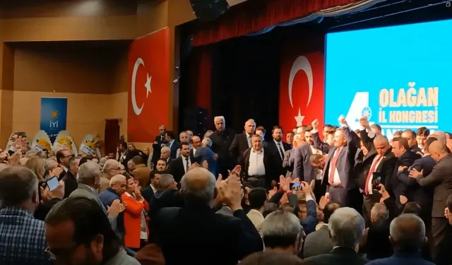 İYİ Parti 4. Olağan Ankara İl Kongresi’nde gerginlik