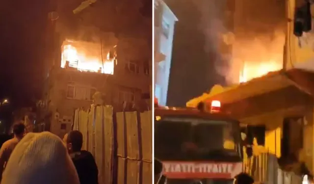 Kağıthane’de doğalgaz patlaması: 6 katlı binada yangın çıktı, 1 kişi yaralandı