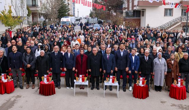Keçiören’de Yasemin Adar Spor Salonu yenilenen yüzüyle hizmete açıldı