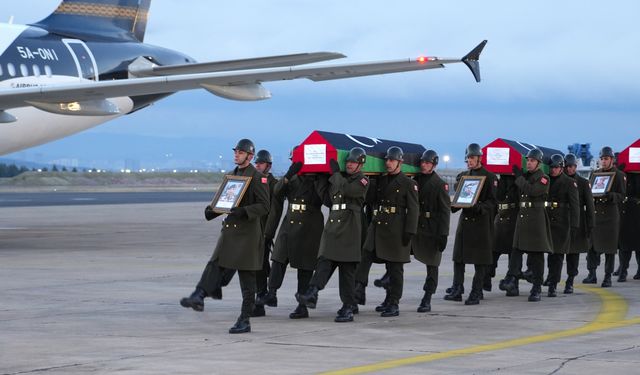 Ankara’daki uçak kazasında hayatını kaybeden Libyalı askeri heyet törenle uğurlandı!