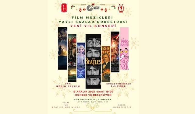 Film müzikleriyle yeni yıl coşkusu Goethe Institut’ta