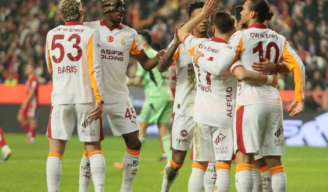Galatasaray’dan Antalya’da net galibiyet: Hasret sona erdi