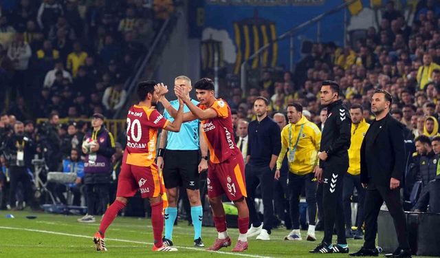 Galatasaray’ın genç yeteneği Arda Ünyay ilk derbisinde sahaya çıktı