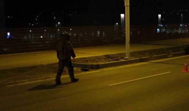 Malatya’da yol kenarındaki şüpheli çanta fünyeyle patlatıldı