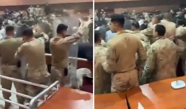 Barış Boyun davasında mahkeme salonu savaş alanına döndü! Sandalyeler havada uçuştu