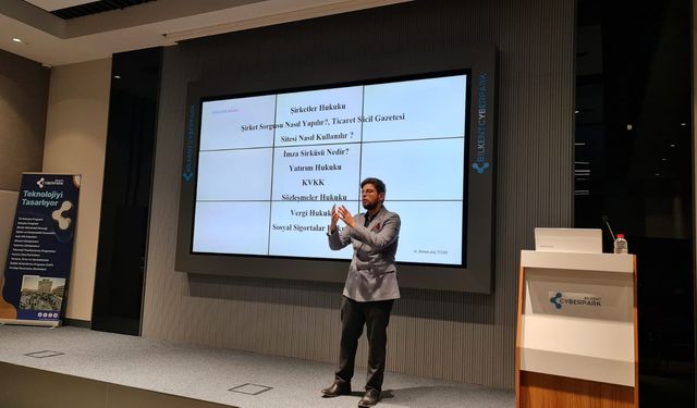 Ankara’da Startup Hukuku ve Fikrî Sınai Haklar Mentorluk Programı dört teknokentte uygulandı