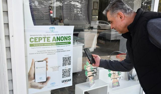 Haymana Belediyesi'nden dijital devrim: "Cepte anons" dönemi başladı!