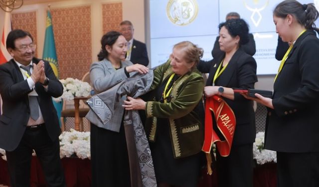 Manas Milli Akademisi’nden Prof. Dr. Naciye Yıldız’a uluslararası onur