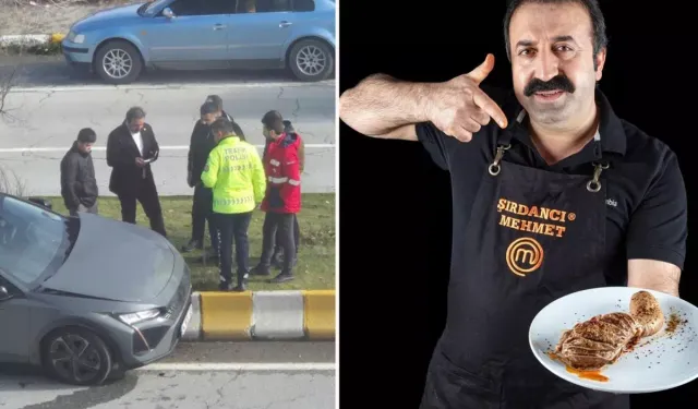 Şırdancı Mehmet’in kullandığı araç yayaya çarptı: Kadın ağır yaralandı