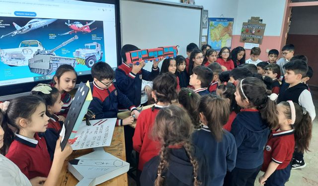 Yerli Malı Haftası'nda Ankaralı minik öğrencilerden örnek sergi