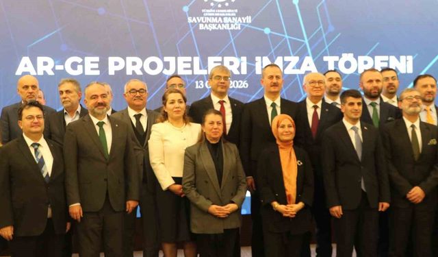 14 yeni Ar-Ge projesi için imzalar Ankara'da atıldı