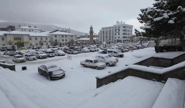 Yozgat’ta kar tatili ilan edildi! 5 ilçede okullar kapalı