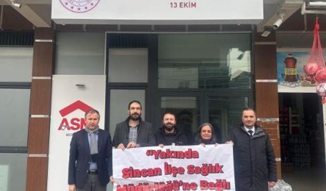 Sincan 29 Ekim Mahallesi’ne Yeni Aile Sağlığı Merkezi!