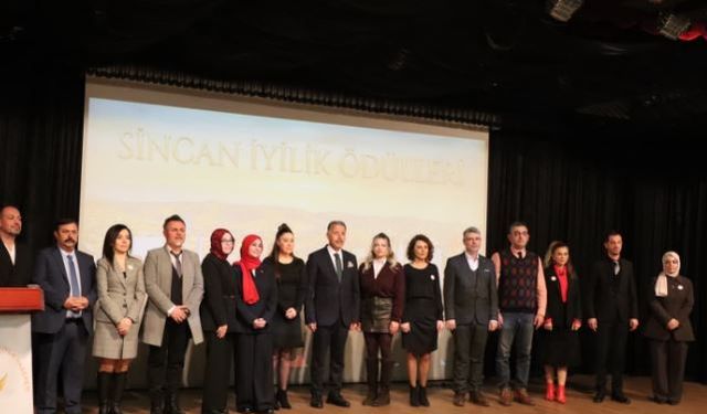 Ankara Sincan’da İyiliğe Değer Verenler Ödüllendirildi