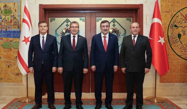 Cevdet Yılmaz, KKTC Başbakanı Ünal Üstel’i Ankara’da Ağırladı