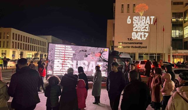 Kahramanmaraş’ta 6 Şubat depremlerinin 3. yılında duygu dolu anma