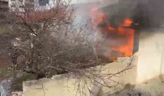 Kırıkkale’de müstakil ev yangını: Ev sahibi ağır yaralandı