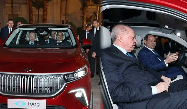 Erdoğan’dan Sisi’ye Togg hediyesi