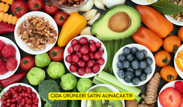 GIDA ÜRÜNLERİ SATIN ALINACAKTIR
