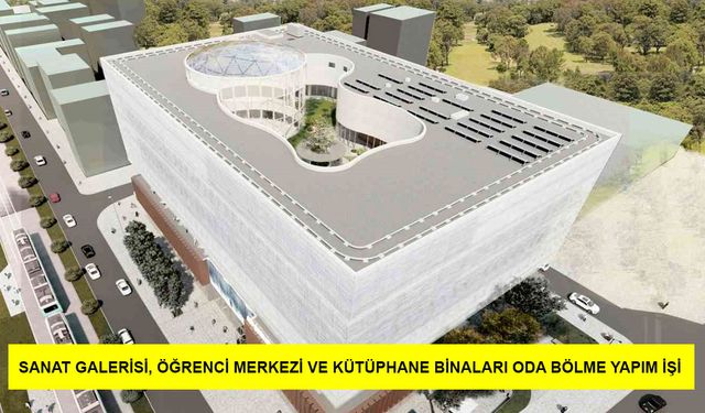 SANAT GALERİSİ, ÖĞRENCİ MERKEZİ VE KÜTÜPHANE BİNALARI ODA BÖLME YAPIM İŞİ