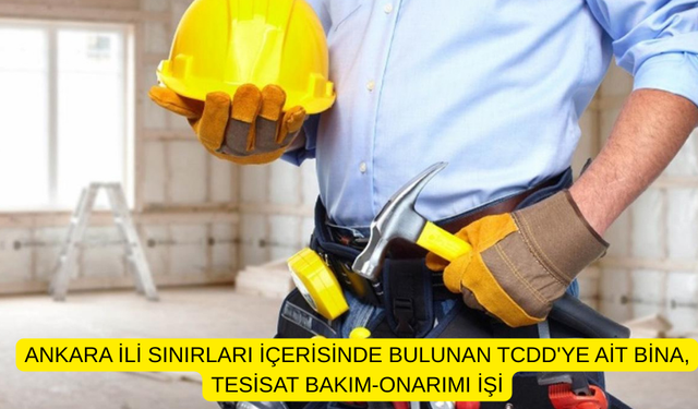 ANKARA İLİ SINIRLARI İÇERİSİNDE BULUNAN TCDD'YE AİT BİNA, TESİSAT BAKIM-ONARIMI İŞİ