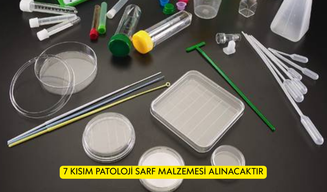 7 KISIM PATOLOJİ SARF MALZEMESİ ALINACAKTIR