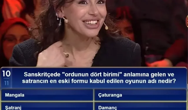 Sanskritçede "ordunun dört birimi" anlamına gelen ve satrancın en eski formu kabul edilen oyunun adı nedir?