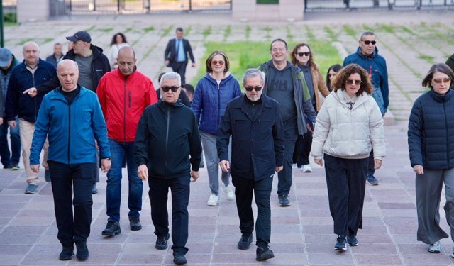 Ankara Üniversitesi'nde sağlıklı yaşam mesajı: Sabahın enerjisi kampüse taşındı