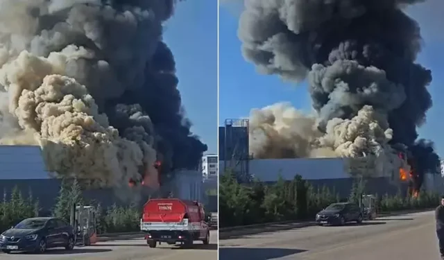 Ankara’da boya fabrikasında korkutan yangın: Patlamalar yaşandı