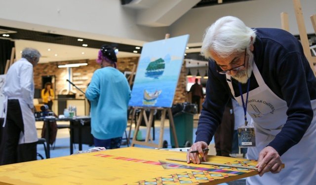 Başkentte Sanatın Üç Günlük Yolculuğu: Resim Çalıştayı Büyük İlgi Gördü