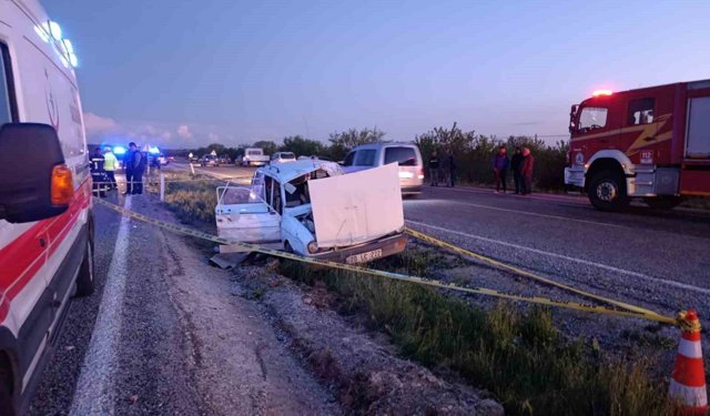 Denizli’de feci kaza: 1 ölü, 1’i ağır 4 yaralı